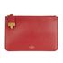 Rockstud Lock Small Flat Pouch Wallet, front view